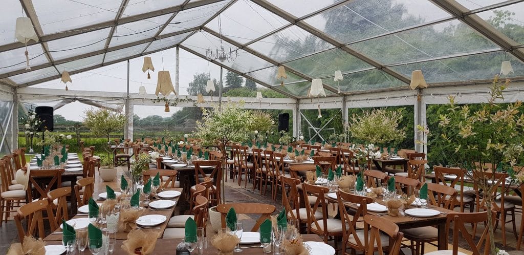 9m clear roof Marquee