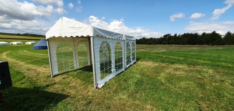 Thin Marquee Size with Clear Walls